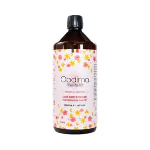 Un instant de fraîcheur florale qui restera sur votre peau à chaque lavage de mains ! Achetez sans plus tarder une recharge de savon hydratant liquide d'1L Geranium Ylang Ylang pour utiliser votre contenant Oodima ou le contenant de votre choix.