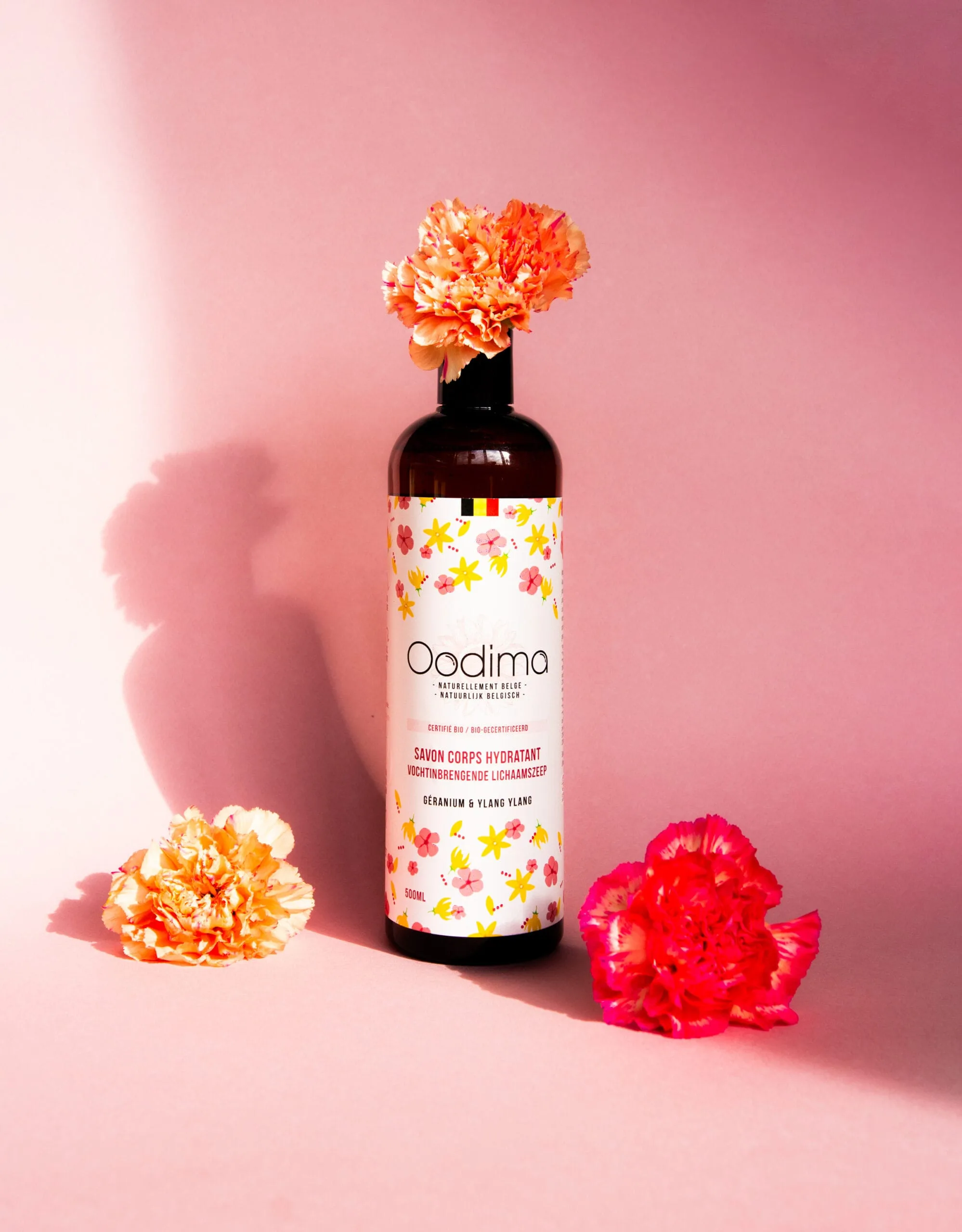 Savon corps hydratant Géranium, Ylang Ylang